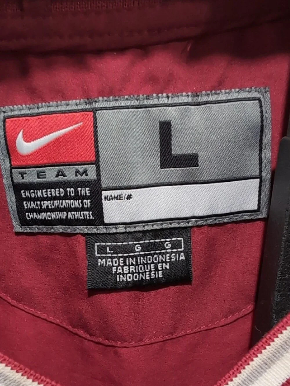 Nike Crimson and White Alabama Pullover